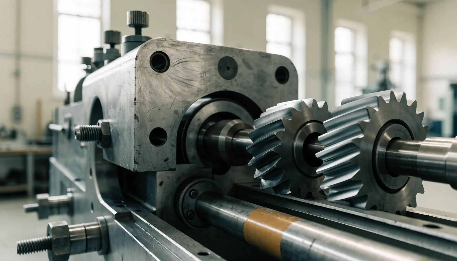 Industrial gear hobbing machine